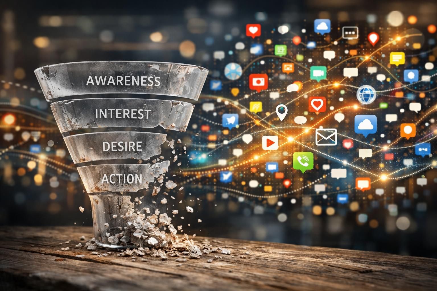 entdecken sie, warum der klassische conversion-funnel im webmarketing an bedeutung verliert und wie moderne strategien den wandel der customer journey gestalten.